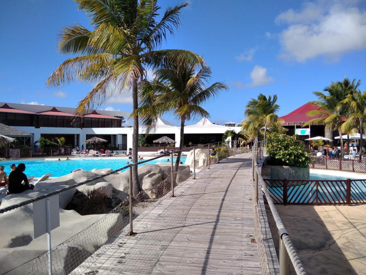 Studio Avec Grande Piscine, Plage Cannelle Caraibes Saint-Francois  Exterior foto